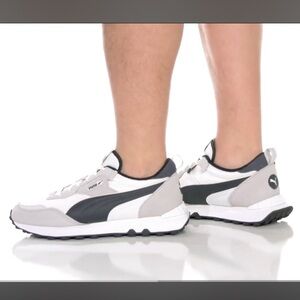 Puma Rider FV Retro Rewind sneakers in a white and grey colorway